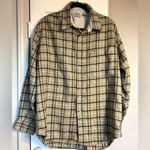 VTG Bugle Boy Original 90’s Men’s plaid long-sleeve flannel Acrylic Size L